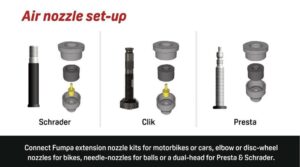 Air nozzle set up