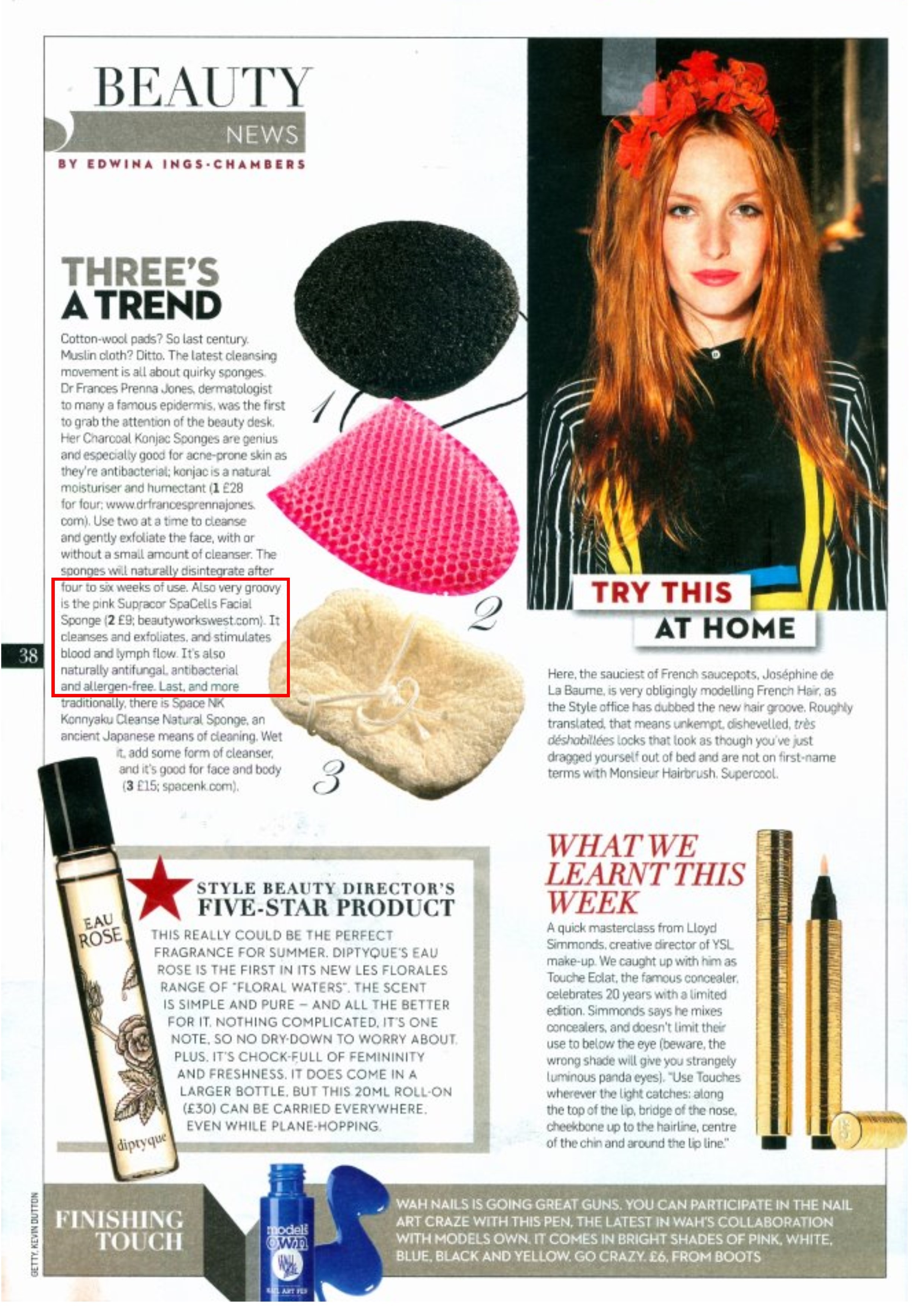 Stimulite SpaCells Facial Sponge