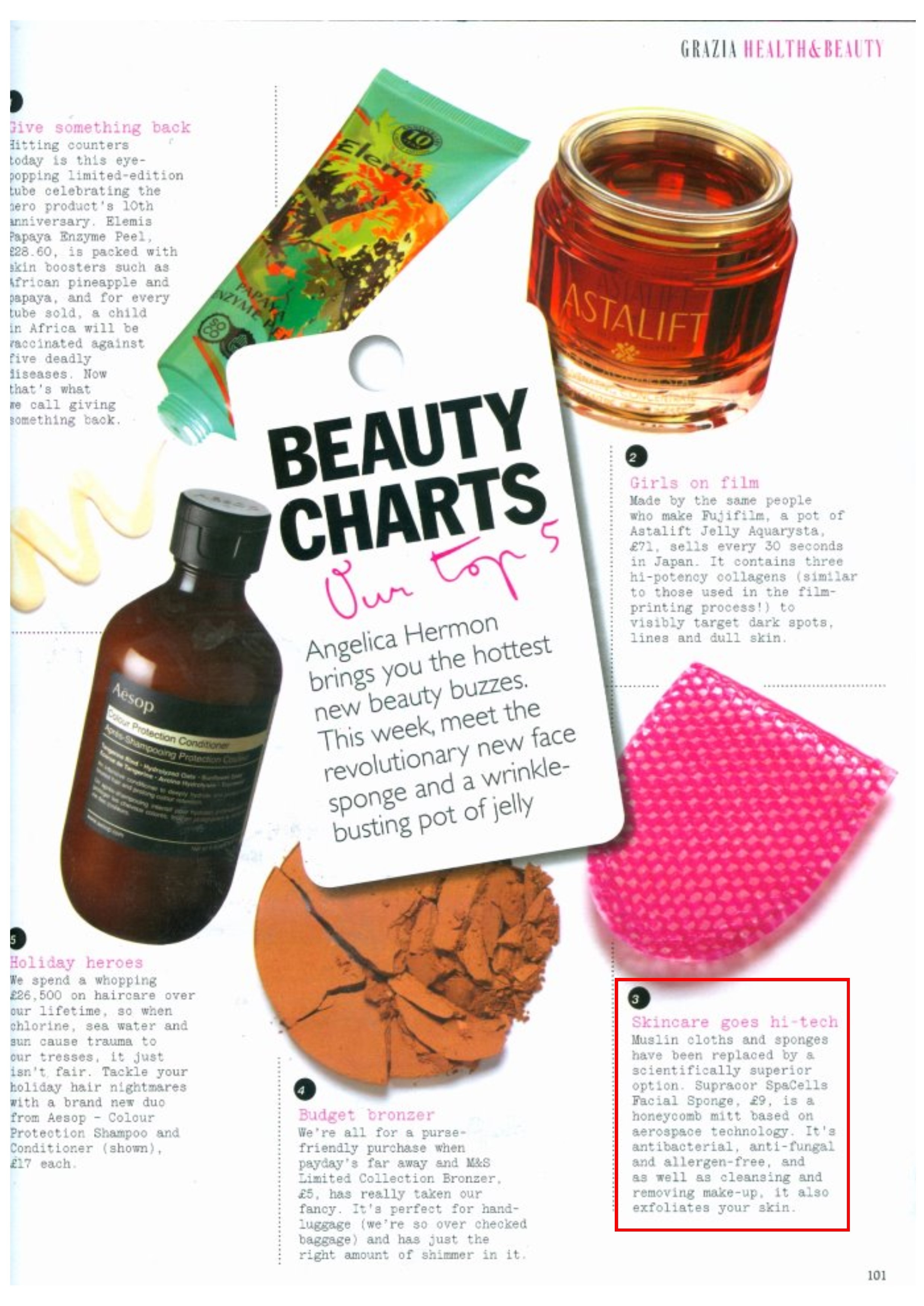 Stimulite SpaCells Facial Sponge