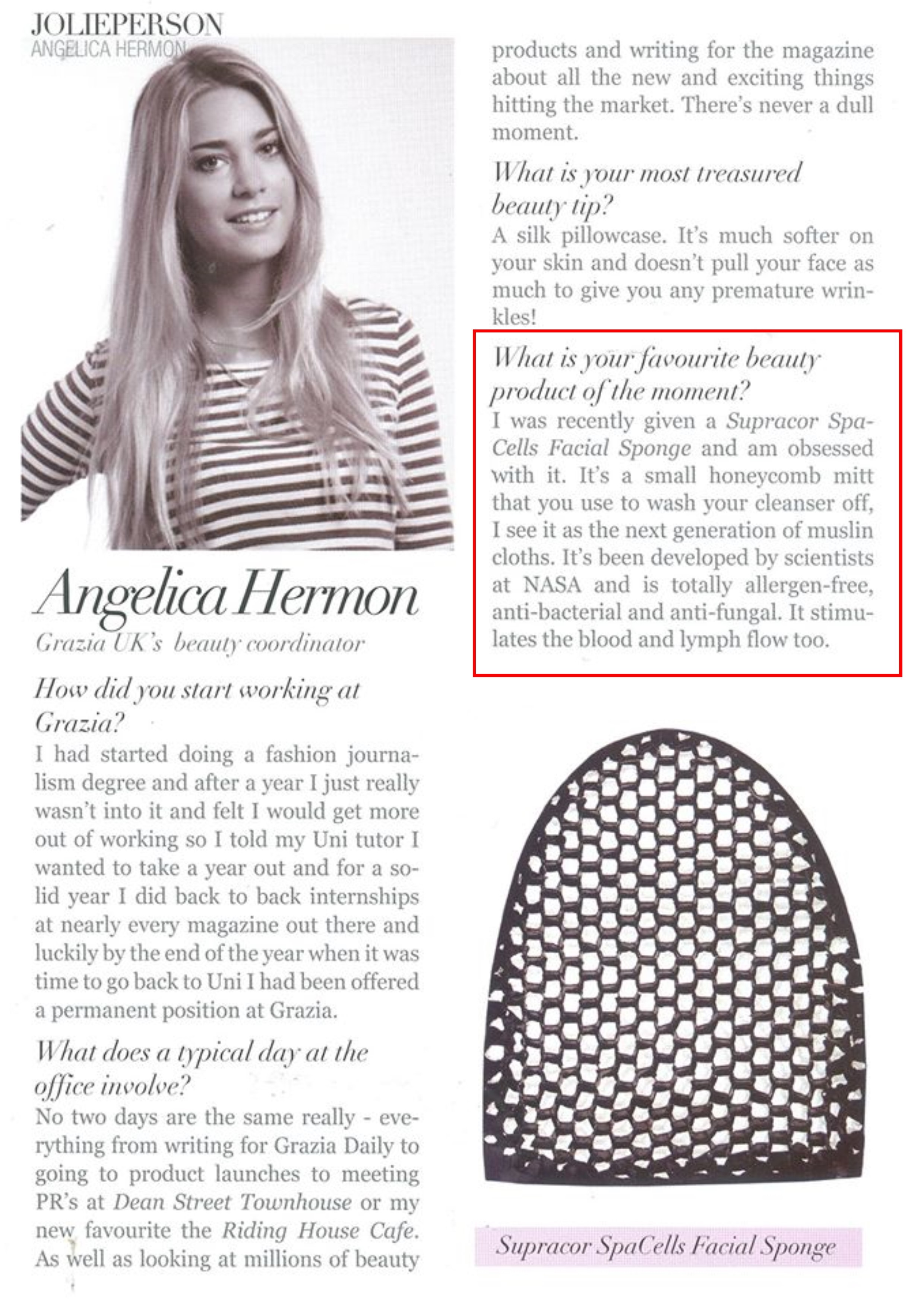 Stimulite SpaCells Facial Sponge