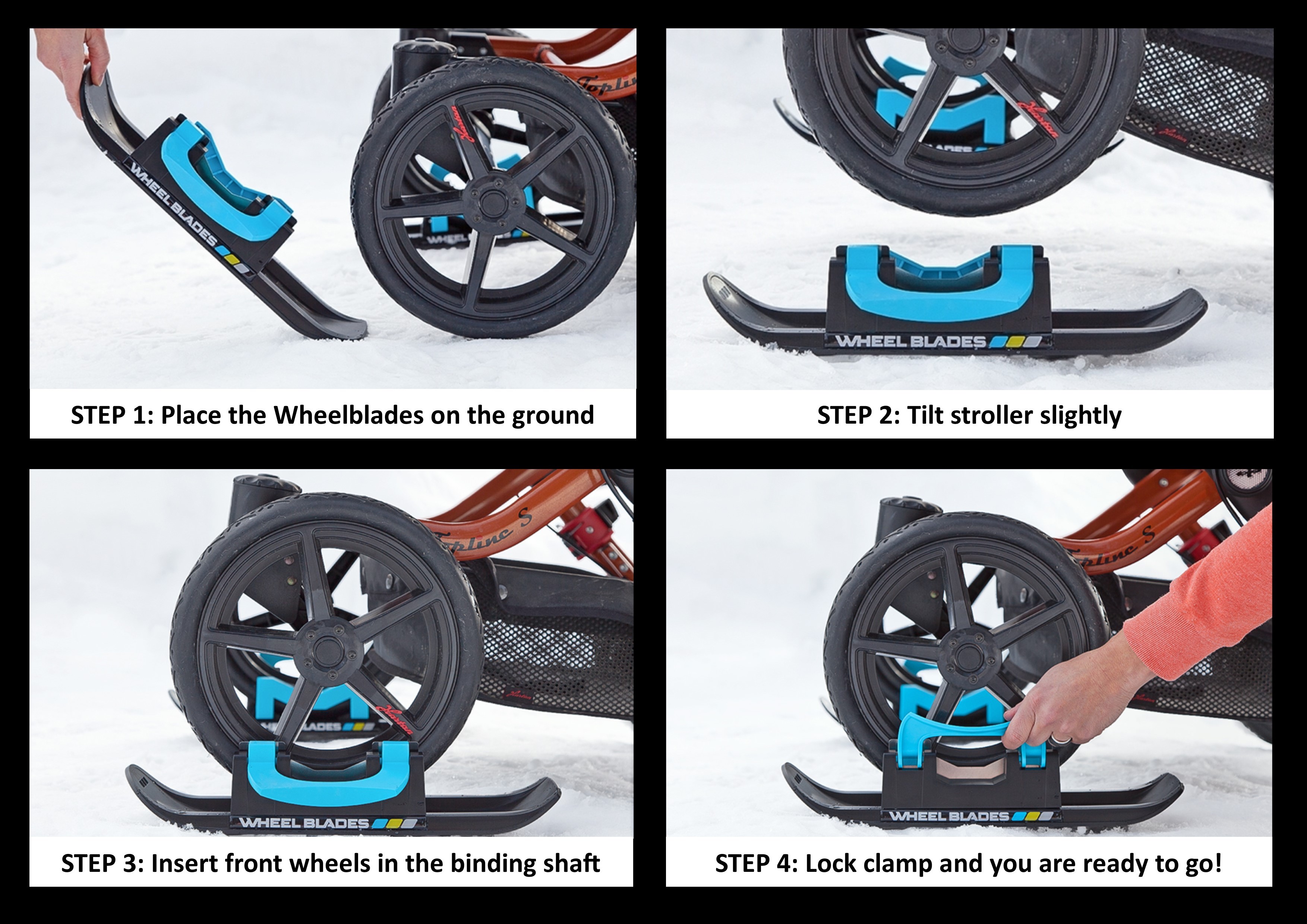 Wheelblades XL - Stroller Skis